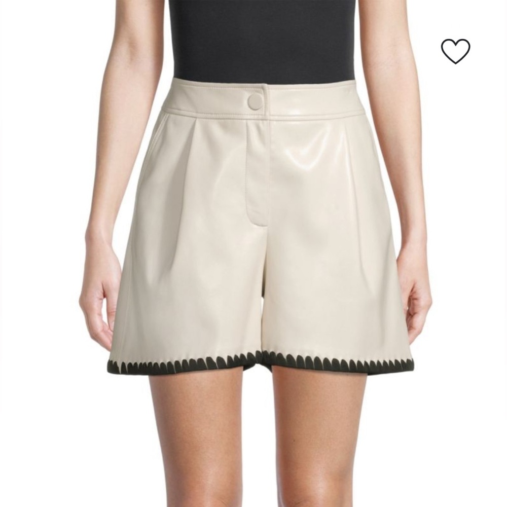 NEW WITH TAGS MILLY Yohanna Faux Leather Shorts